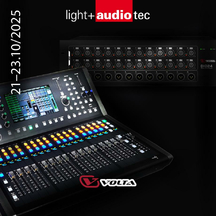 Цифровые микшеры VOLTA на LAT2025 на Light+Audio Tec 2025 Цифровые микшеры VOLTA на LAT2025 на Light+Audio Tec 2025